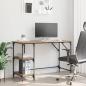 Preview: ARDEBO.de - Schreibtisch Artisan-Eiche 120 x 50 x 75 cm Holzwerkstoff