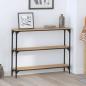Preview: ARDEBO.de - Konsolentisch Artisan-Eiche 100 x 22,5 x 75 cm Holzwerkstoff
