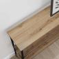 Preview: Konsolentisch Artisan-Eiche 100 x 22,5 x 75 cm Holzwerkstoff