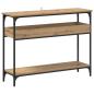 Preview: Konsolentisch Artisan-Eiche 100 x 29 x 75 cm Holzwerkstoff