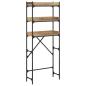 Preview: Waschmaschinenregal mit Regal Artisan-Eiche 67 x 25 x 163 cm