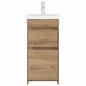 Preview: Badezimmerschrank mit Waschbecken Artisan-Eiche