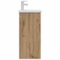 Preview: Badezimmerschrank mit Waschbecken Artisan-Eiche
