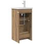Preview: Badezimmerschrank mit Waschbecken Artisan-Eiche
