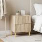 Preview: Nachttisch 2 stk. Sonoma-Eiche 43 x 34,5 x 48 cm Holzwerkstoff