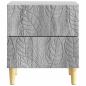 Preview: Nachttisch Grau Sonoma 43 x 34,5 x 48 cm Holzwerkstoff