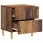 Preview: Nachttisch Altholz 43 x 34,5 x 48 cm Holzwerkstoff