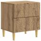 Preview: Nachttisch 2 stk. Artisan-Eiche 43 x 34,5 x 48 cm Holzwerkstoff