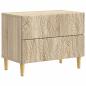 Preview: Nachttisch Sonoma-Eiche 62 x 34,5 x 48 cm Holzwerkstoff