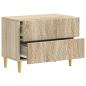 Preview: Nachttisch Sonoma-Eiche 62 x 34,5 x 48 cm Holzwerkstoff