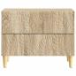 Preview: Nachttisch Sonoma-Eiche 62 x 34,5 x 48 cm Holzwerkstoff