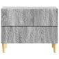 Preview: Nachttisch Grau Sonoma 62 x 34,5 x 48 cm Holzwerkstoff