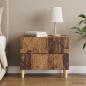 Preview: ARDEBO.de - Nachttisch Altholz 62 x 34,5 x 48 cm Holzwerkstoff