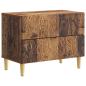 Preview: Nachttisch Altholz 62 x 34,5 x 48 cm Holzwerkstoff