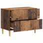 Preview: Nachttisch Altholz 62 x 34,5 x 48 cm Holzwerkstoff
