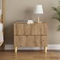 Preview: ARDEBO.de - Nachttisch Artisan-Eiche 62 x 34,5 x 48 cm Holzwerkstoff