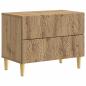 Preview: Nachttisch Artisan-Eiche 62 x 34,5 x 48 cm Holzwerkstoff