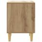 Preview: Nachttisch Artisan-Eiche 62 x 34,5 x 48 cm Holzwerkstoff