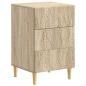 Preview: Nachttisch Sonoma-Eiche 43 x 39,5 x 66,5 cm Holzwerkstoff