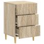 Preview: Nachttisch Sonoma-Eiche 43 x 39,5 x 66,5 cm Holzwerkstoff