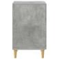 Preview: Nachttisch Betongrau 43 x 39,5 x 66,5 cm Holzwerkstoff