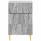 Preview: Nachttisch Grau Sonoma 43 x 39,5 x 66,5 cm Holzwerkstoff