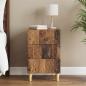 Preview: ARDEBO.de - Nachttisch Altholz 43 x 39,5 x 66,5 cm Holzwerkstoff