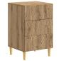 Preview: Nachttisch Artisan-Eiche 43 x 39,5 x 66,5 cm Holzwerkstoff
