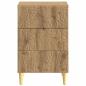 Preview: Nachttisch Artisan-Eiche 43 x 39,5 x 66,5 cm Holzwerkstoff