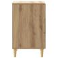 Preview: Nachttisch Artisan-Eiche 43 x 39,5 x 66,5 cm Holzwerkstoff