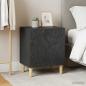 Preview: Nachttisch 2 Stk. Schwarz 43 x 34,5 x 50 cm Holzwerkstoff