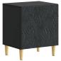 Preview: Nachttisch 2 Stk. Schwarz 43 x 34,5 x 50 cm Holzwerkstoff