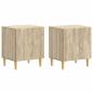 Preview: Nachttisch 2 Stk. Sonoma-Eiche 43 x 34,5 x 50 cm Holzwerkstoff