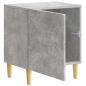 Preview: Nachttisch Betongrau 43 x 34,5 x 50 cm Holzwerkstoff