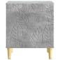 Preview: Nachttisch Betongrau 43 x 34,5 x 50 cm Holzwerkstoff