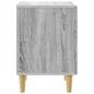 Preview: Nachttisch Sonoma-Grau 43 x 34,5 x 50 cm Holzwerkstoff
