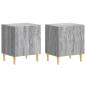 Preview: Nachttisch 2 Stk. Sonoma-Grau 43 x 34,5 x 50 cm Holzwerkstoff