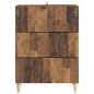 Preview: Schubladenschrank Altholz 66 x 34,5 x 90 cm Holzwerkstoff