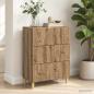 Preview: Schubladenschrank 66 x 34,5 x 90 cm Holzwerkstoff Artisan-Eiche