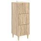 Preview: Schubladenschrank 33 x 34,5 x 90 cm Holzwerkstoff Sonoma-Eiche