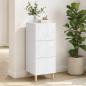 Preview: ARDEBO.de - Schubladenschrank 33 x 34,5 x 90 cm Holzwerkstoff