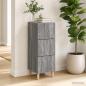 Preview: ARDEBO.de - Schubladenschrank Grau Sonoma 33 x 34,5 x 90 cm Holzwerkstoff