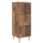 Preview: Schubladenschrank Altholz 33 x 34,5 x 90 cm Holzwerkstoff