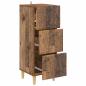 Preview: Schubladenschrank Altholz 33 x 34,5 x 90 cm Holzwerkstoff