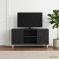 Preview: TV-Schränk 102 x 34,5 x 50 cm Schwarz Holzwerkstoff