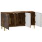 Preview: TV-Schränk 99 x 34,5 x 50 cm Räuchereiche Holzwerkstoff