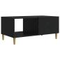 Preview: Couchtisch Schwarz 90 x 50 x 40 cm Holzwerkstoff