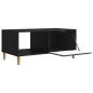 Preview: Couchtisch Schwarz 90 x 50 x 40 cm Holzwerkstoff