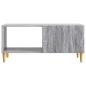 Preview: Couchtisch Sonoma-Grau 90 x 50 x 40 cm Holzwerkstoff