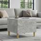 Preview: ARDEBO.de - Couchtisch Betongrau 50 x 49 x 40 cm Holzwerkstoff